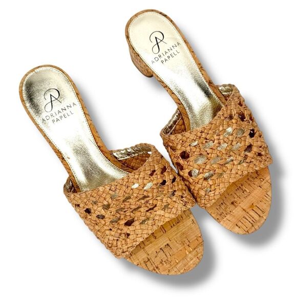 Adrianna Papell Women's Talulah Heeled Slide Cool Grandma Sandal Women’s Size 8M - Picture 3 of 7